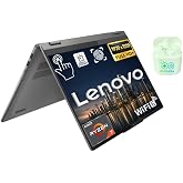 Lenovo IdeaPad 2-in-1 Business Laptop, 16" FHD+ Touch Display, AMD Ryzen 7 8845HS (>i7-1355U), 16GB DDR5 RAM 1TB SSD, Win 11 Pro, FP Reader, Backlit KB, Numeric Keypad, PLUSERA Earphones, Luna Grey