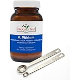 Foods For Gut Bifidobacterium Bifidum Probiotic Powder 100 Billion cfu's | Made in USA | No Additives | Digestive & Immune Support | High Potency | B. Bifidum | 30 Grams (1.05 Oz)