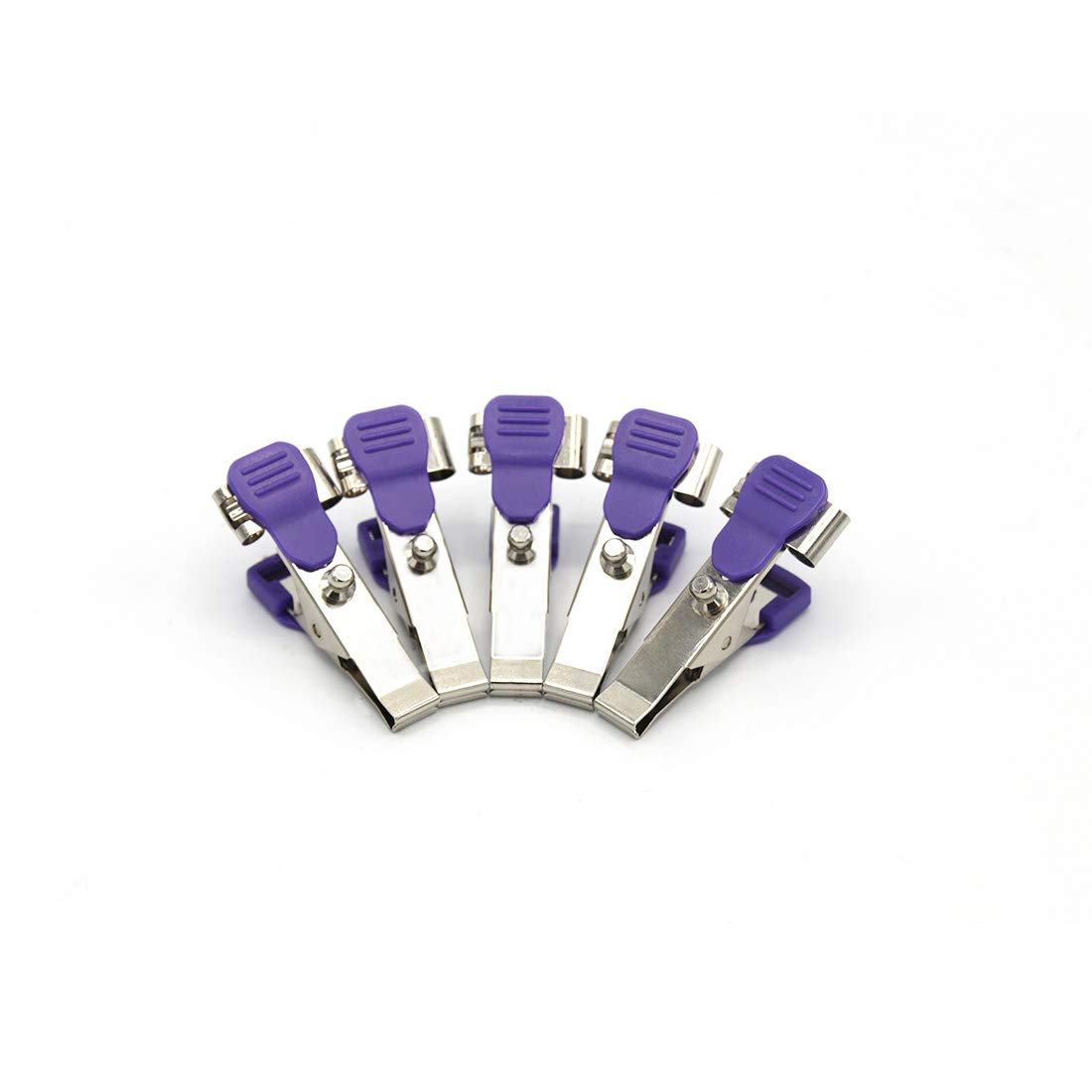 Sino-k Veterinary EKG/ECG Alligator Electrode Clip Reusable Universal Connection Snap Set of 5