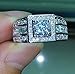 BigRose@ Men Topaz Simulated Diamond 10KT White Gold Filled Wedding Ring (11)