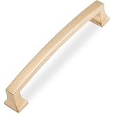 COTYKILEY 10 Pack 5 Inch(128mm) Champagne Bronze Cabinet Handles Gold Kitchen Cabinet Pulls Cabinet Door Handles Kitchen Cabinet Hardware Cupboard Drawer Pulls Dresser Handles