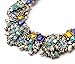 Charm.L Grace Jewelry Vintage Alloy Flowers Collar Necklace Earrings Set
