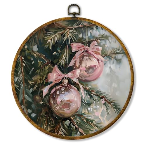 Shiviody Winter Christmas Tree Canvas Wall Art