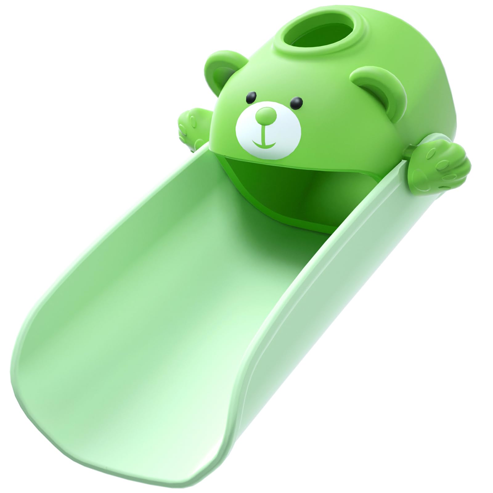 Photo 1 of Skyroku Toddler Faucet Extender with Temperature Sensor – Safe Silicone & PP, Fits Most Bathroom & Kitchen Faucets, Easy Install, Water Temperature Warning – Ideal for Toddlers(Green)