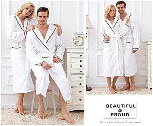 Superior Soft Cotton Bathrobe Shower Cloth Robe Ultimate Cozy Bathrobes for Spa, Hotel, Swim