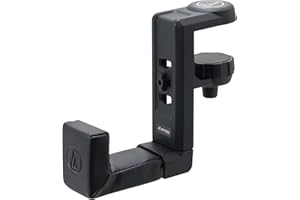 Audio-Technica AT-HPH300 Headphone Hanger Accessory, Black Color (ATHPH300)