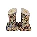 Baitaihem Pack of 2 Plush Lined Eyeglasses Holder Stand Protective Glasses Case For Desks Or Nightstands(Floral Design)