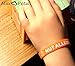 Max Petals NUT ALLERGY Bracelets - Blue, Orange, Green and Black Small Size 7 inches (4 Pack)