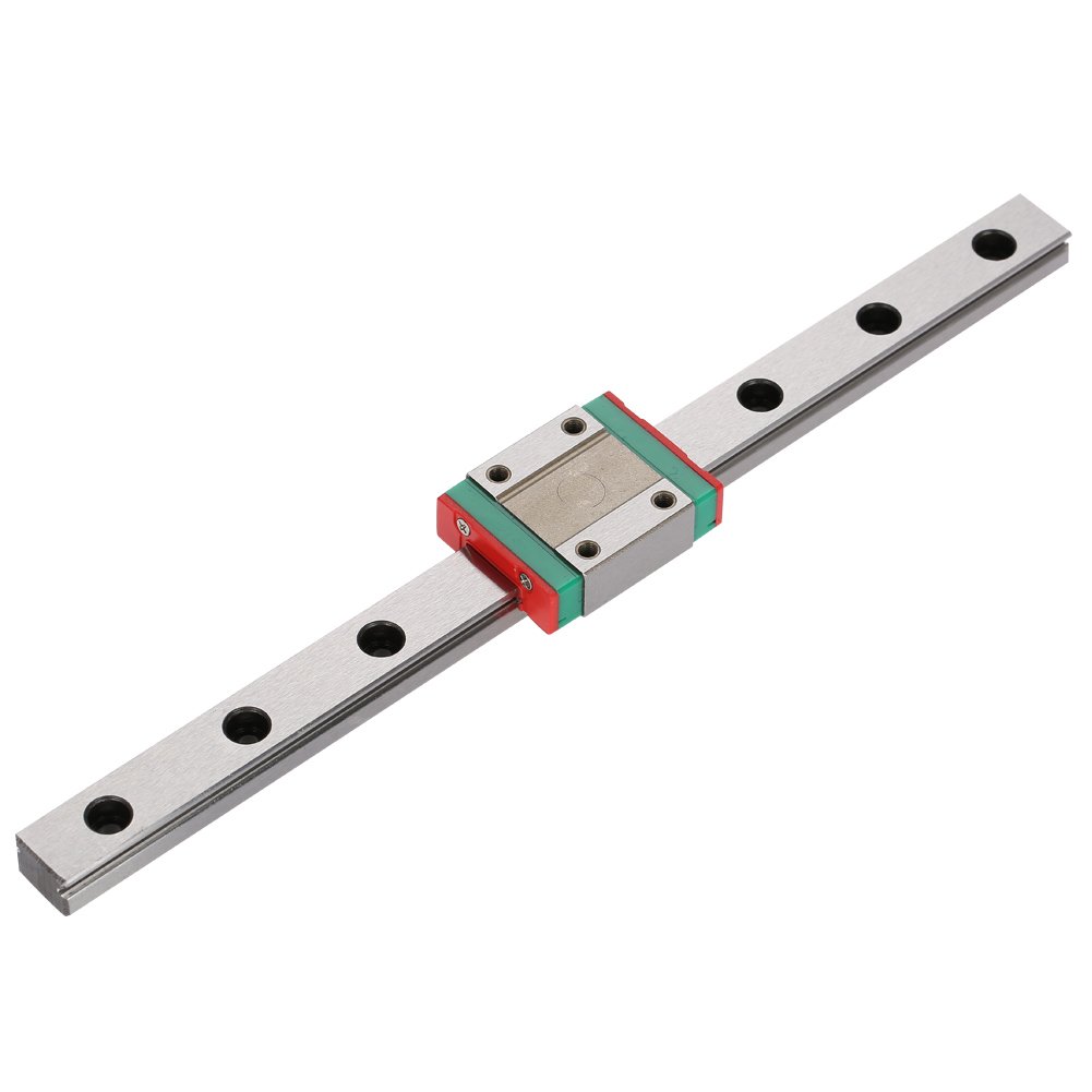 Linear Rail Mini Bearing Steel Guide Rail Slide Rail+ Slide Block Variety Length LML12B 12mm (200mm)