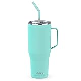 Zukro 50 oz Tumbler With Handle And Straw, Large