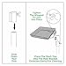 Mesh Tray Accessory For Backyard Bird Feeding Stations, Pole Mounted Feeding Platform Attachment