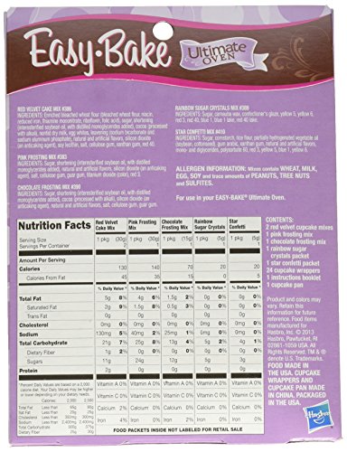 Easy Bake Ultimate Oven Red Velvet Cupcakes Refill Pack Playset, 4.1 oz - Thumbnail 4