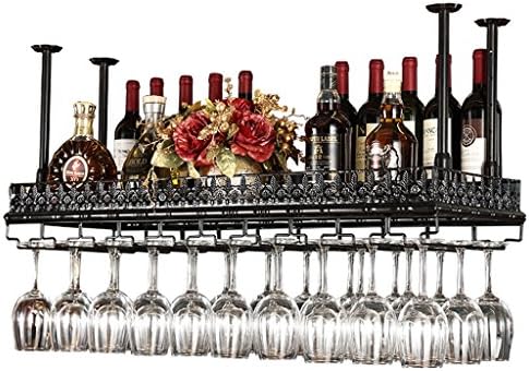 Retro Wall Wine Racks Metal Iron Storage Shelf In Bar Loft Ceiling