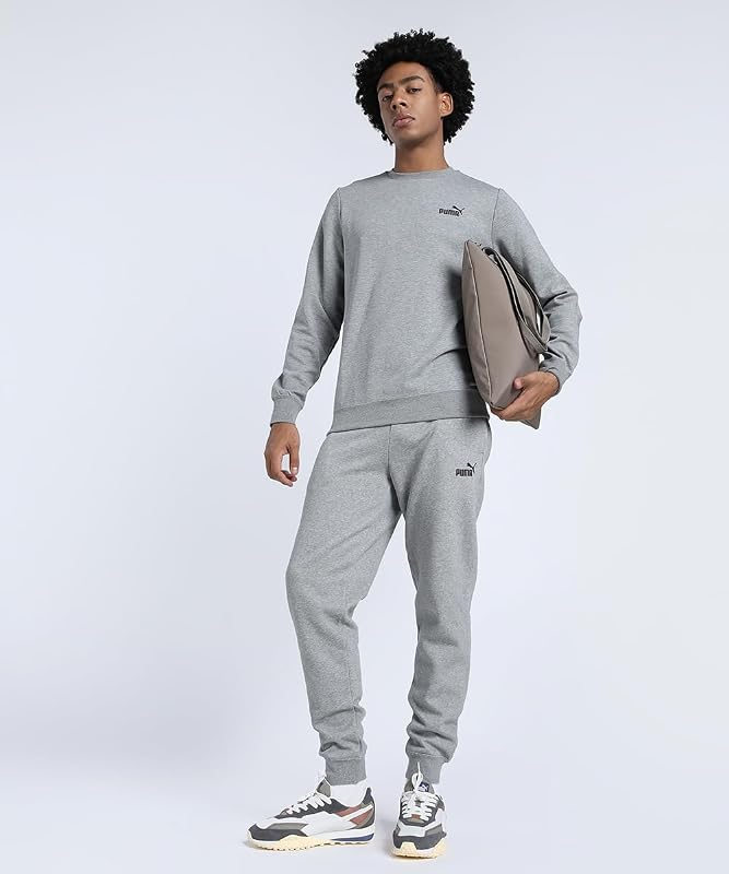 Herren ESS No. 1 Logo Sweatpants FL cl Gestrickte Hosen, Medium Gray Heather, — Foto 6 von 8