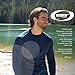 Vapor Apparel Men's Outdoor UPF 50+ Long Sleeve T-Shirt, UV Sun Protection for Fishing, Running, Hiking, XL, Navy