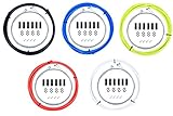 Juscycling Universal Bicycle Brake Housing Cable Kit for Bicycles -5 Color Options
