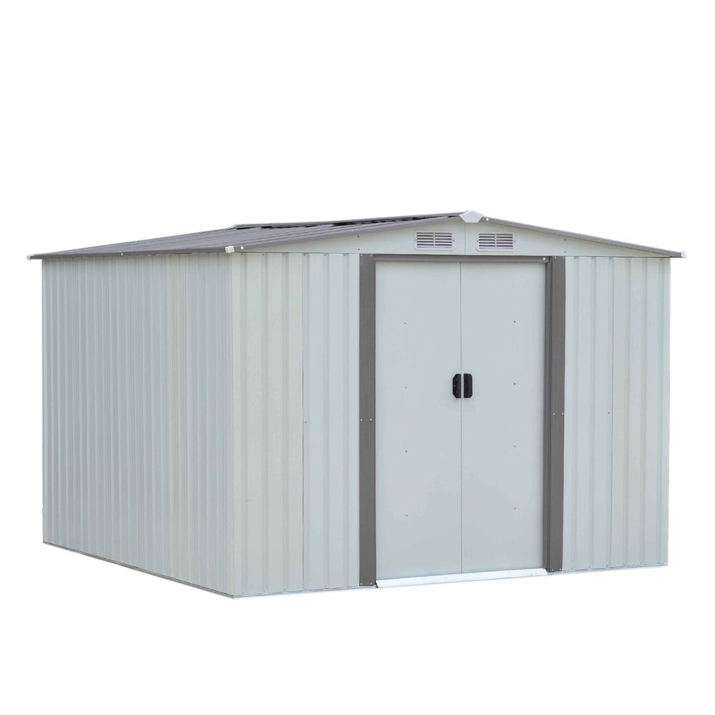 Outdoor Storage Shed Garden Resin Horizontal Shed 6ftx8ft