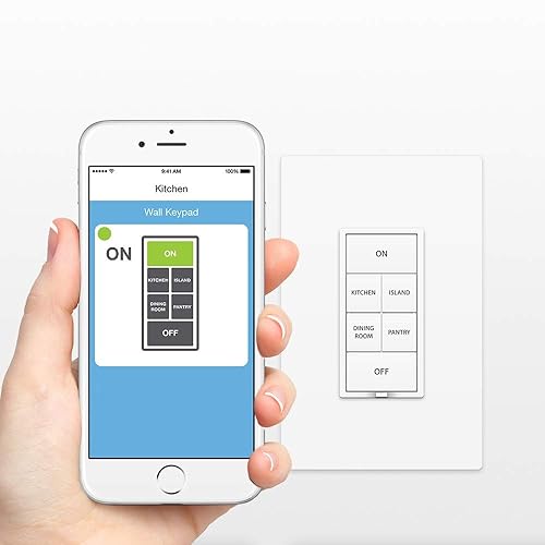 Insteon Smart On/Off 6-Button Keypad, KeypadLinc In-Wall