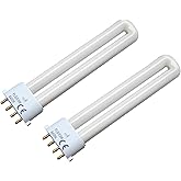 FLS/E9W 6400K 2G7 Base Camping Lantern Bulb, F9w-1,4 Pin,2 Pack | Replacement for Rayovac F9w-1, Kandolite 96500, Coleman, Ozark Trail, 4 Pin 2G7 Base