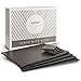 VonShef Natural Slate Placemat and Coaster Dining Table Set for 4 People, Anti Skid and Heat Resistant, 8 Piece, 16 x 12 Inches