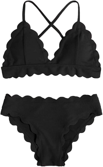 amazon scalloped bikini