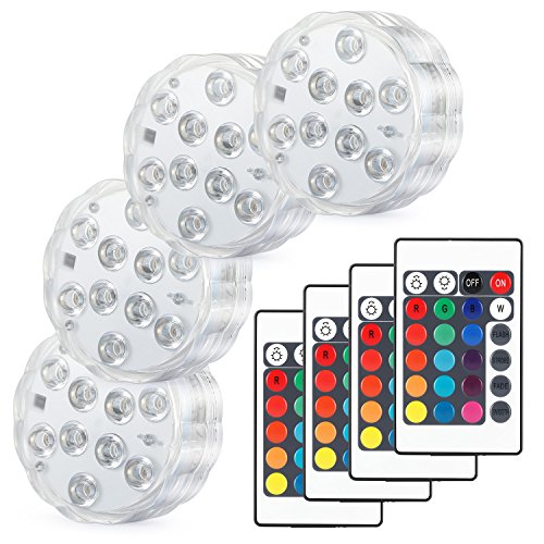 Kohree Swimming Pool Lights, Underwater Fountain Lights Submersible Led