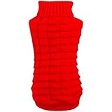 Howstar Puppy Sweater, Warm Doggie Clothes Cute Knitted Classic Pet Dog Shirt Apparel