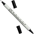 Kuretake ZIG Memory System Twin Marker, Writer, No.10, Pure Black (MS-6600-010)