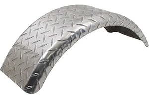 C.E. SMITH AMRC-17701ATB.1 Round Aluminum Trailer Fenders for 12" Tires - Single