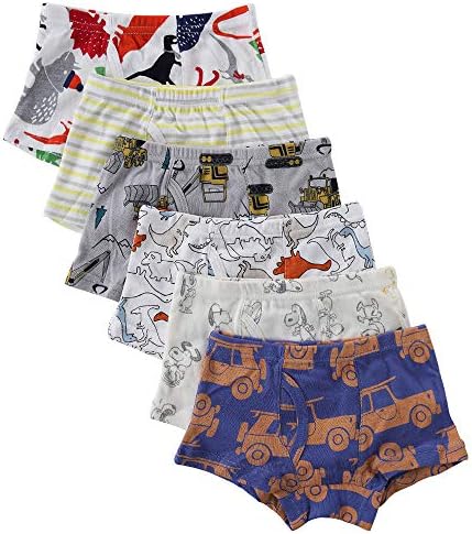 benetia Boys' Soft Cotton Underwear 6 -Pack