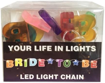 Celebration In Lights LED String Light Banner, Bride to Be