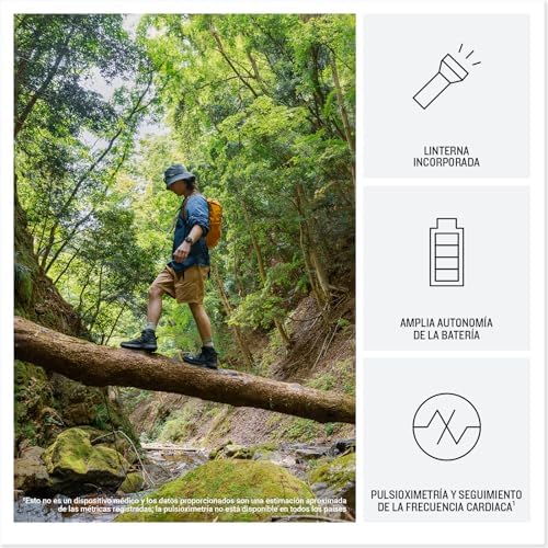 Instinct 3, Relógio Inteligente com GPS, Ecrã AMOLED de 50 mm, Resistente à Água, Aplicações Desportivas Integradas, Monitorização de Saúde, Lanterna LED, autonomia até 24 dias, Verde