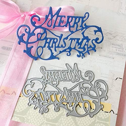 Cutting Dies, syeytx New Flower Heart Metal Cutting Dies Stencils DIY Scrapbooking Album Paper Card, Carbon Steel Embossing Cutting Dies Stencils Templates Mould Set for DIY Scrapbooking (H)
