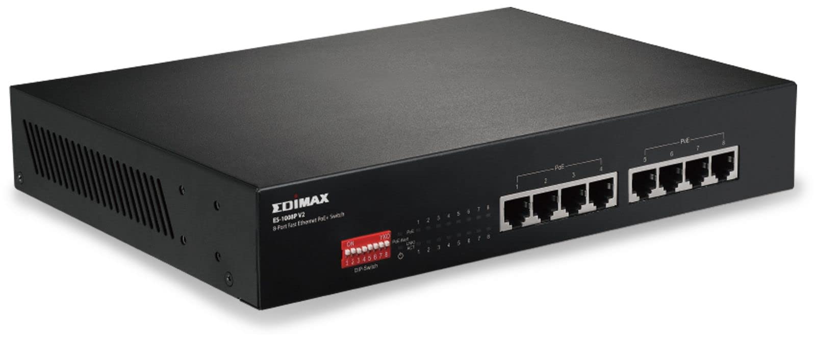 Edimax ES-1008PH V2 8 PoE+ 10/100 Ports with DIP Switch