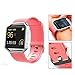Fitbit Blaze Bands, Marge Plus Soft Silicone Accessories Classic Band Replacement Sport Strap Bracelet for Fitbit Blaze Smart Fitness Watch, Small/Coral Pink