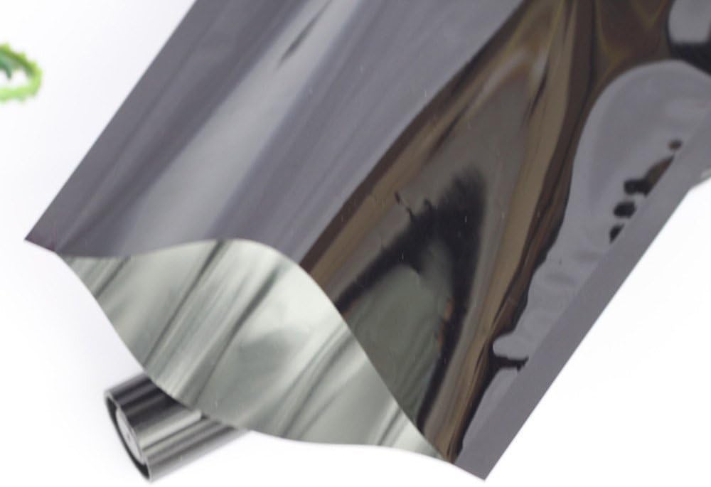 WACCOMT Pack 100 Pieces 5 x 7cm (2.0 x 2.8 inch) Small Black Mylar Bags Foil Open Top Bag Vacuum Heat Sealable Foil Food Storage Pouches for Sample Candy Metallic Aluminum Foil Mylar Pouch - Image 5