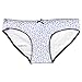 ABClothing Women's Cotton Low Rise Bikini Underwear 6 Pack Black Multi-Color XS/2XL