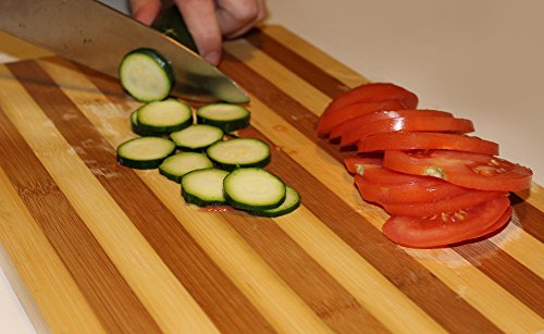 Spark Bamboo Premium Wood Kitchen Cutting Board- Eco-friendly Strong Thick Chopping Board (10X15) By Marketing Eye USA Inc.