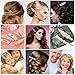 Pearl Hair Clip for Women Hair Pins for Girls Ties for Birthday Valentines Day Gifts Wedding Bridal Bridesmaid Ornaments Barrette Styling Tools (6pcs)