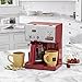 Cuisinart CHW-12R 12-Cup Programmable Coffeemaker Plus Hot Water System Coffee Maker, Brushed Metal/Red