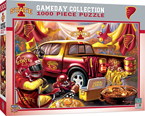 Masterpieces 1000 Piece Jigsaw Puzzle for Adults - NCAA Iowa State Cyclones Gam…