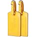 Bellerina Bag Tags. Set of 2. Personalized For Men and Women Full Privacy Cover Yellow