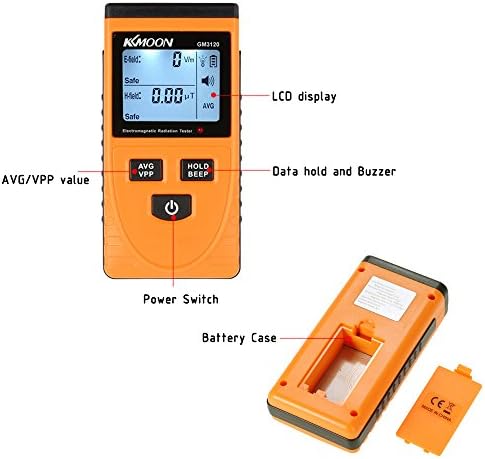 Digital LCD Detector de Radiación Electromagnética Medidor Dosímetro Tester Mostrador: Amazon.es: Bricolaje y herramientas