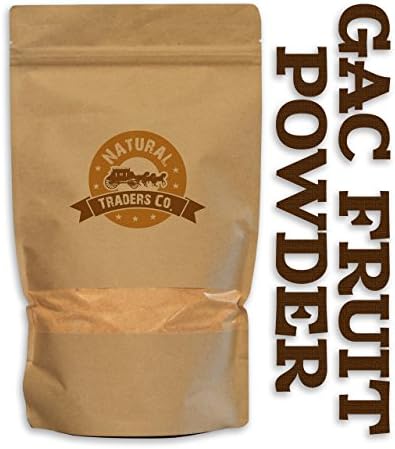 Natural Traders Natural Gac Fruit Powder - 4oz Package - Kosher, Non Gmo, Gluten Free, Vegan