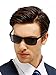 LUOMON Men's Polarized Driving Sunglasses Al-Mg Alloy Grey Frame/Grey Mirrored Rectangular Lens Unbreakable Frame LM031