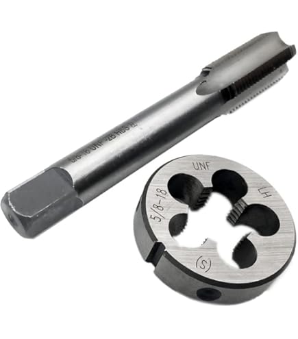 CoCud Rond Filetage Matrices, 5/8-18 Unf Filetage, 9SiCr Alliage