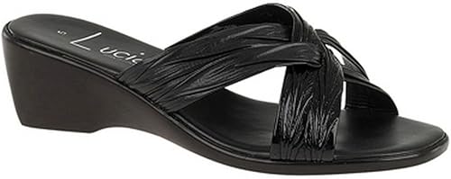 black wedge mules womens