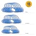 15PCS Mouth Opener for Speak Out Game,Sayhi Mouthpieces Dental Tool C-Shape Intraoral cheek Lip Retractors for Watch Ya Mouth Audlt Fun Game[L/M/S Each Size 5pcs]