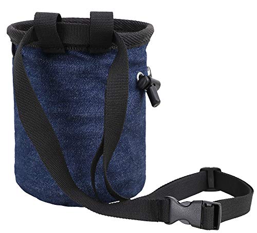 AMC(TM Climbing Panda Compact Chalk Bag,Cowboy Blue