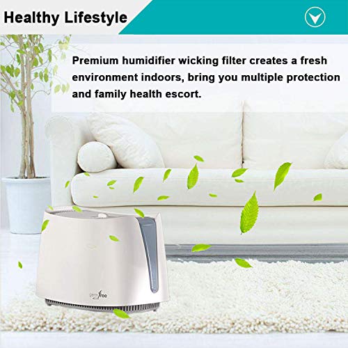 Lemige 4 Pack HAC-504 Humidifier Filters For Honeywell Humidifier HAC-504, HAC-504AW, HAC504V1, HCM350, HCM-350W, HCM-300T, HCM-315T, HCM-600, HCM-710, Replacement Filter A - Thumbnail 6